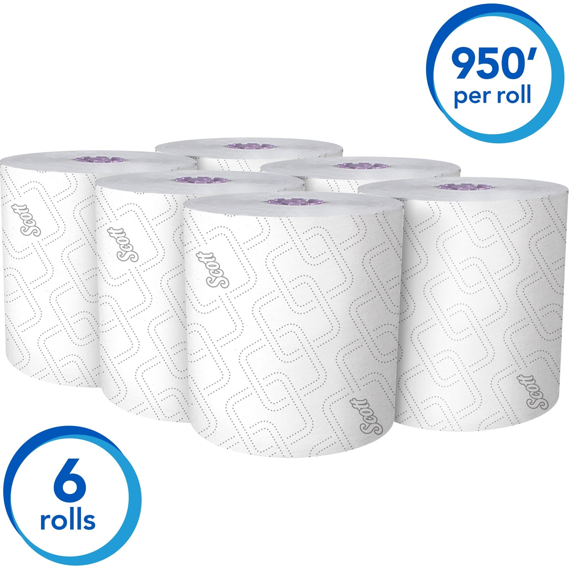 Scott Essential Hard Roll Towels - 8 in x 950 ft x 6 rolls (In Stock)