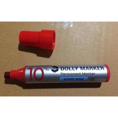 Dolly Jumbo Permanent Markers RED